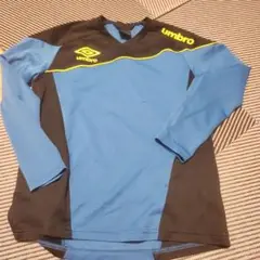 umbro 長袖シャツ 青/黒