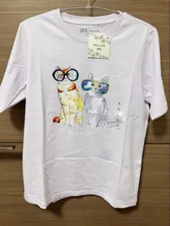 ユニクロ×Paul & Joe 猫イラスト Tシャツ Lサイズ