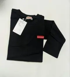 ミキハウス　新品　130cm　長袖Tシャツ　ロンT　黒