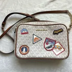 MICHAEL KORS★パッチワーク付きショルダーバッグチェーンarchive