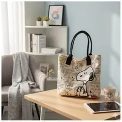 ⭐新品 SNOOPY スヌーピー ポータブルバック トートバッグ