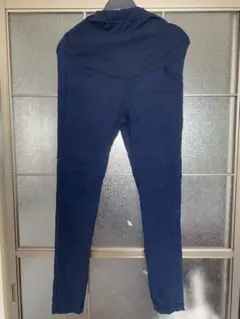 マタニティ ネイビー スキニーパンツ ハイウエスト