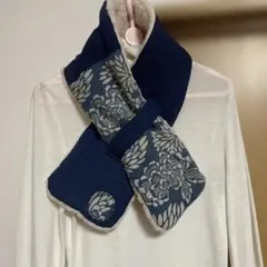藍染　古布　マフラー　　ハンドメイド