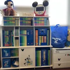 DWE フルセット ブルーレイ版 棚付き　英語教材 送料別　ディズニー英語