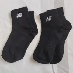 ニューバランス　ソックス　黒　18〜20cm相当