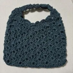 ハンドメイド　サブバッグダークグリーン
