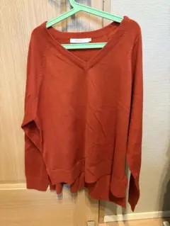 AMERICAN HOLIC オレンジ ニットセーター M