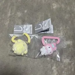 サンリオ カラフルカラビナマスコットチャーム2点セット　マイメロ　ポムポムプリン