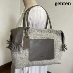 極美品】genten✨ゲンテン チルコロ 2way ショルダーバッグ - メルカリ