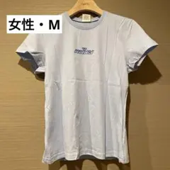 【新品未使用】ROXY ロゴ刺繍 Tシャツ 水色 Mサイズのサムネイル