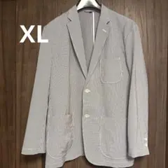 【未使用新品】MUJI シアサッカーサマージャケット　XL