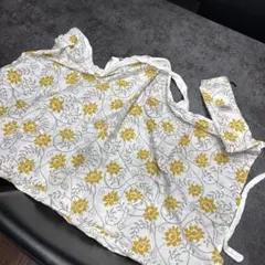 花柄授乳ケープ 収納袋付き　Aslan