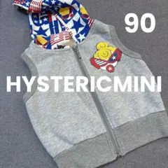 HYSTERICMINI ヒステリックミニ ノースリーブパーカー 90
