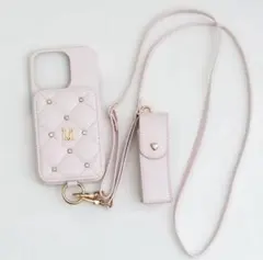 Rosé Muse iPhone14 キルティング スマホケース リップケース