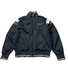 美品 00s Y2K OAKLEY 袖切り離し ナイロンジャケット ブルゾン