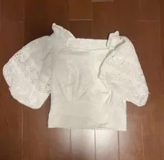 【NICE CLAUP】※ラスト値下げ！ナイスクラップ/ パフスリーブ/ブラウス