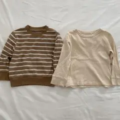 キッズ　長袖2枚セット　100