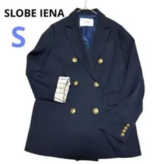 【美品】スローブイエナ　ダブルブレスト　金ボタン 紺ブレ テーラードジャケット