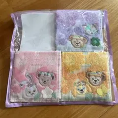 ダッフィーフレンズ刺繍タオル3枚セット