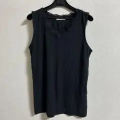 OLIVE des OLIVE タンクトップ 黒 レース