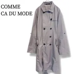 コムサデモード トレンチコート 9 M グレー アウター 羽織 薄手 ジャケット