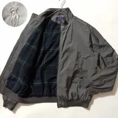 ブラックウォッチ✨️ポロラルフローレン ハリントンジャケット 裏地 ポニー L