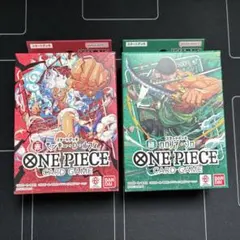 ワンピースカードゲーム スタートデッキ ルフィ ゾロ 2種 | Mercari
