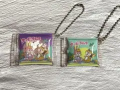 クッピーラムネ クッションキーホルダー ミントグリーン パープル ラムネ入りのサムネイル