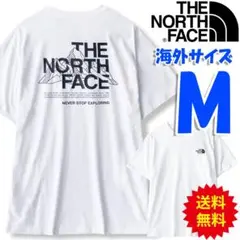ノースフェイス メンズ 半袖Tシャツ 海外M 日本L相当 白 ms