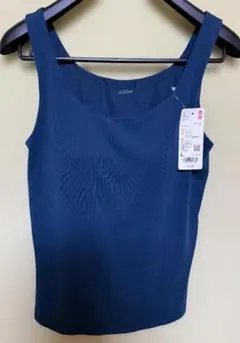 UNIQLO エアリズムブラタンクトップ 　ネイビー　Ｌ　新品