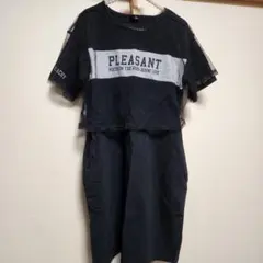 JENNI love 半袖ワンピース ブラックのサムネイル