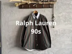 Ralph Lauren 90s レジメンタルストライプ シャツ