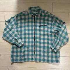 ヴィンテージ　アルマンド（ARMANDO）ジップアップネルシャツ