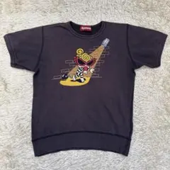 HYSTERIC MINI プリズナーガール 半袖スウェット 黒 XS相当のサムネイル