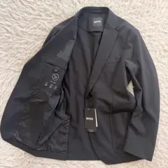 新品 2024年 BOSS テーラードジャケット ストレッチ ネイビー 春夏