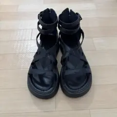 グラディエーターサンダル ブラック