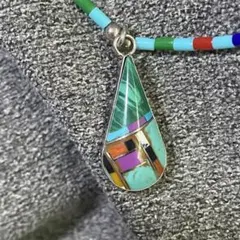 インディアンジュエリー　ネックレス　リキッドシルバーのサムネイル