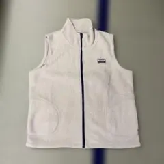 OUTDOOR ジップアップベスト LL ホワイト