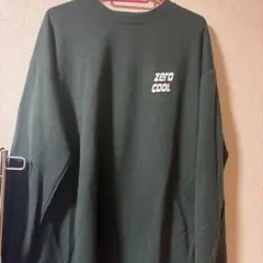 ZERO COOL スウェット トレーナー ダークグリーン