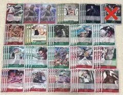 赤緑クリーク デッキ調整パーツ 神の島の冒険 ワンピースカード