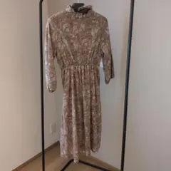 ペイズリー柄風　ワンピース