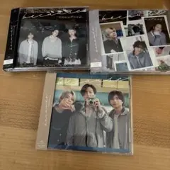 timelesz／「because」 3形態（封入トレカ無／3形態トレカ有)