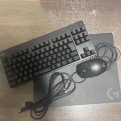 Logicool Pro ゲーミングキーボード マウス マウスパッド
