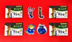 ズートピア 貼ってはがせるエコワッペン４種類