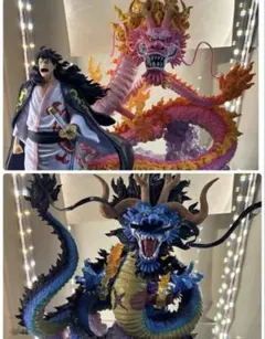 新品未開封　一番くじ ワンピースEX カイドウ、モモの助　魂豪示像　3体セット 新品未開封 一番くじ ワンピースEX カイドウ、モモの助 魂豪示像 3体