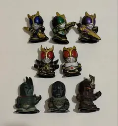 仮面ライダー　指人形　デフォルメフィギュア 8体