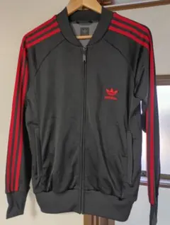adidas 黒/赤 ジャージ atp L表記 美品
