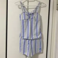 パッド入り ストライプワンピース水着 150cm~