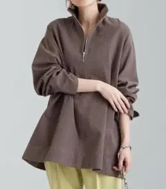 FRAMeWORK 楊柳ヘンリーブラウス 極美品 - メルカリ