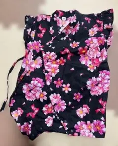 ベビー浴衣 ロンパース 甚平80